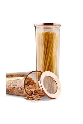 2 Liter Round Storage Container Copper - 1