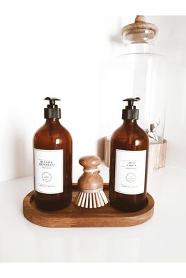 2 Pcs Liquid Soap And Dishwashing Liquid Bottle 500 Ml Soap Dispenser Bottle Set - 1