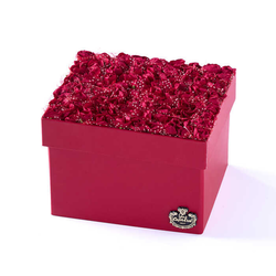 3 Layers Heart Shaped Chocolate in Floral Box - Thumbnail