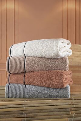4 Pieces 50x90 Cm Hand&Face Towel Set - 1