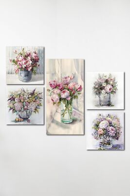 5 Piece Frame Looking Mdf Table - 1