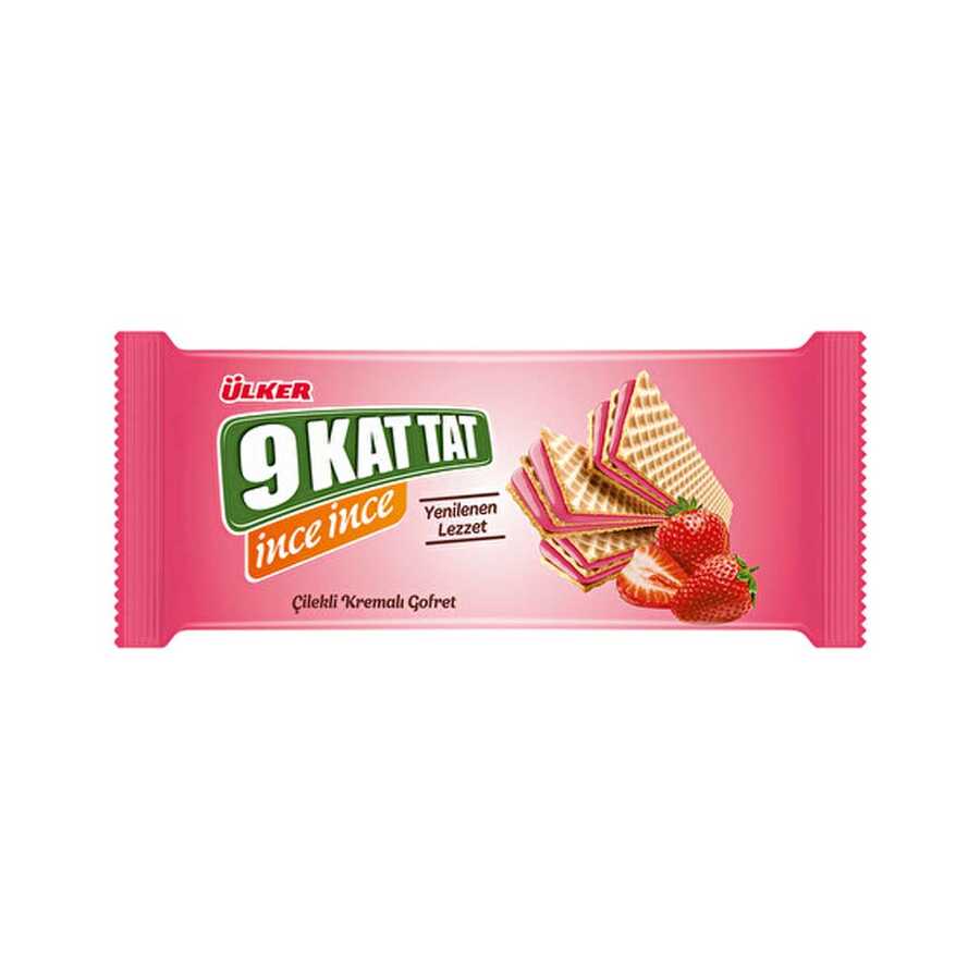 9 Kat Tat Thin Strawberry , 4.02oz - 114 gr