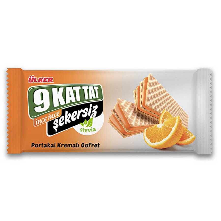 9 Kat Tat Thin Unsweetened Orange Biscuit , 4.16oz - 118 g