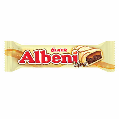 Albeni White Chocolate Bar, 36 gr - 1.26 oz, 4 pack - 1