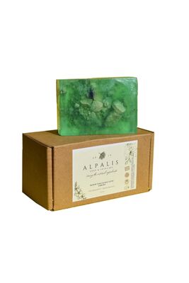 Alpalis Rushur Stone & Goat Milk Soap - Handmade - 135 Gr ALPLS1002 - 1