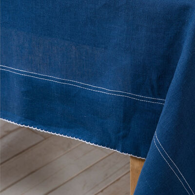 Anica Navy Blue Table Cloth 130x130 cm - 2