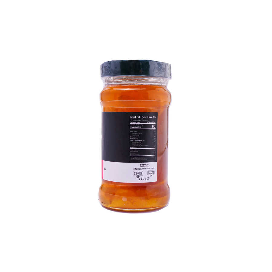 Handmade Natural Apricot jam , 13.4oz - 380g