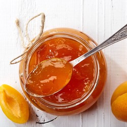 Handmade Natural Apricot Marmalade , 12oz - 350g - Thumbnail