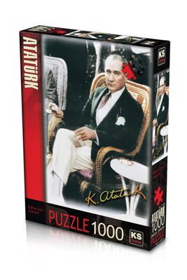 Atatürk Drinking 1000 Coffee Puzzle - 1