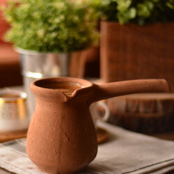 Bambum Mırra Earthenware Coffee Pot - Thumbnail