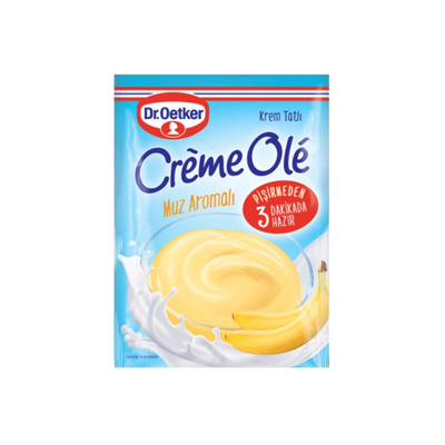 Banana Flavored Cream Dessert , 3.88oz -110g 2 pack - 1