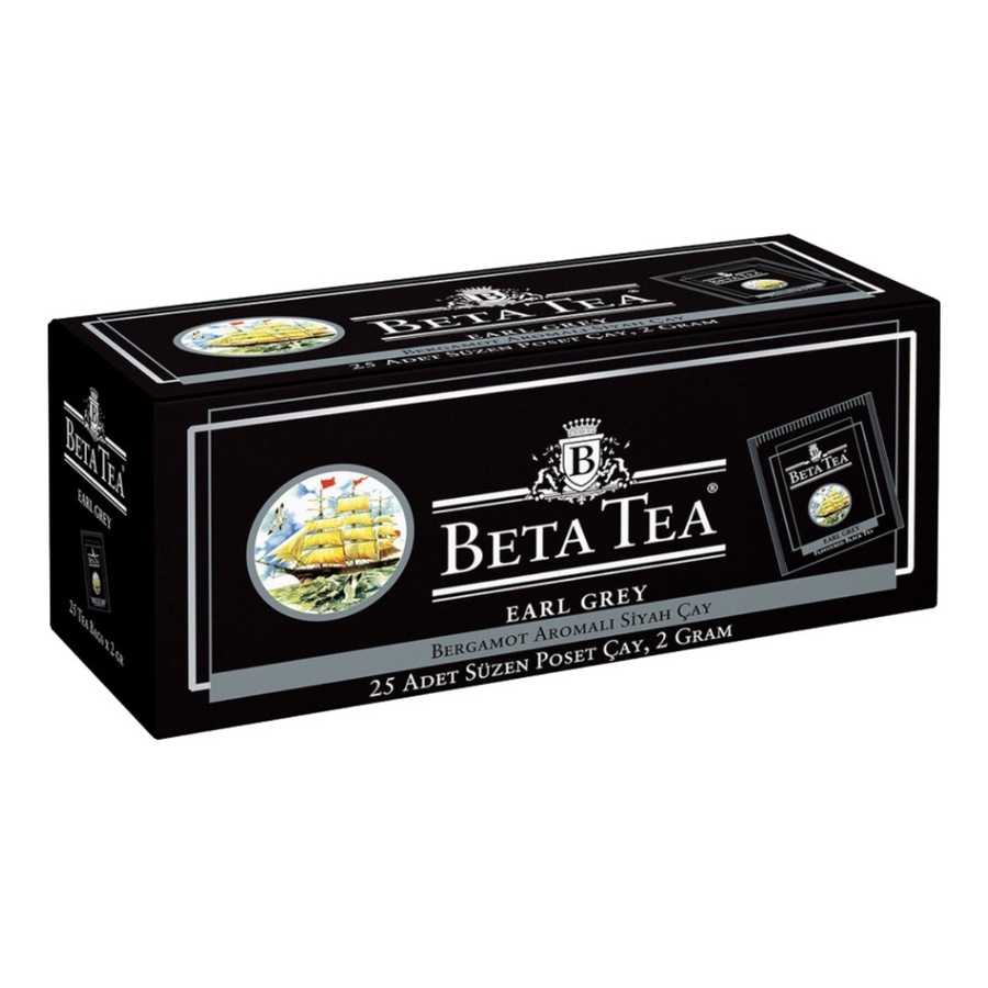 Beta Tea Earl Grey Tea, 25 teabags