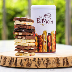 BiMola Mixed Chocolate in Metal Boxes , 12 pieces , 7.4oz - 210g - Thumbnail
