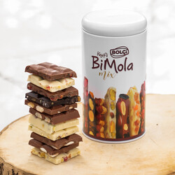 BiMola Mixed Chocolate in Metal Boxes , 12 pieces , 7.4oz - 210g - Thumbnail