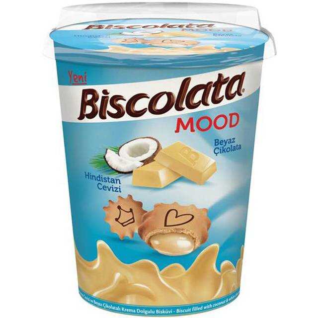 Biscolata White Coconut Mood, 125 gr - 4.40 oz