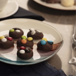 Black Cookies with Bonibon, 16 pieces - 8.80oz - 250g - Thumbnail