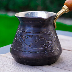 Black Copper Coffee Pot - Thumbnail