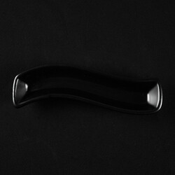 Black Snack Plate , 7 x 1.5 x 1.1 inch - Thumbnail