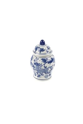 Blue Blanc Porcelain Cube - 1