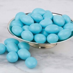 Blue Chocolate Covered Almond Dragee, 1.1lb - 500g - Thumbnail