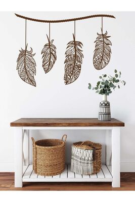 Boho Bird Feathers Wall Sticker 12785115 - 1