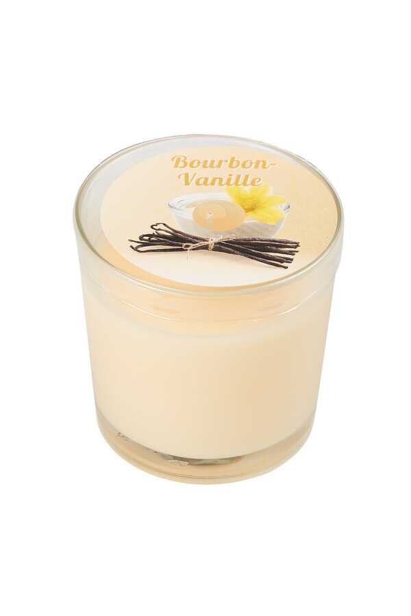 Bourbon And Vanilla Glass Jar Candle SR19020419