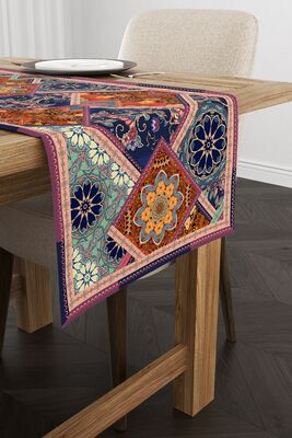 Brown Multi Color Ethnic Vintage Pattern Digital Printed Runner Otyk450-rn OTYK450-RN - 1