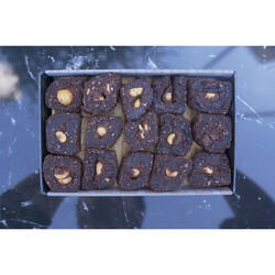Brownie Chocolate Turkish Delight With Hazelnut , 12oz - 350g - Thumbnail
