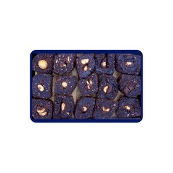 Brownie Chocolate Turkish Delight With Hazelnut , 12oz - 350g - Thumbnail