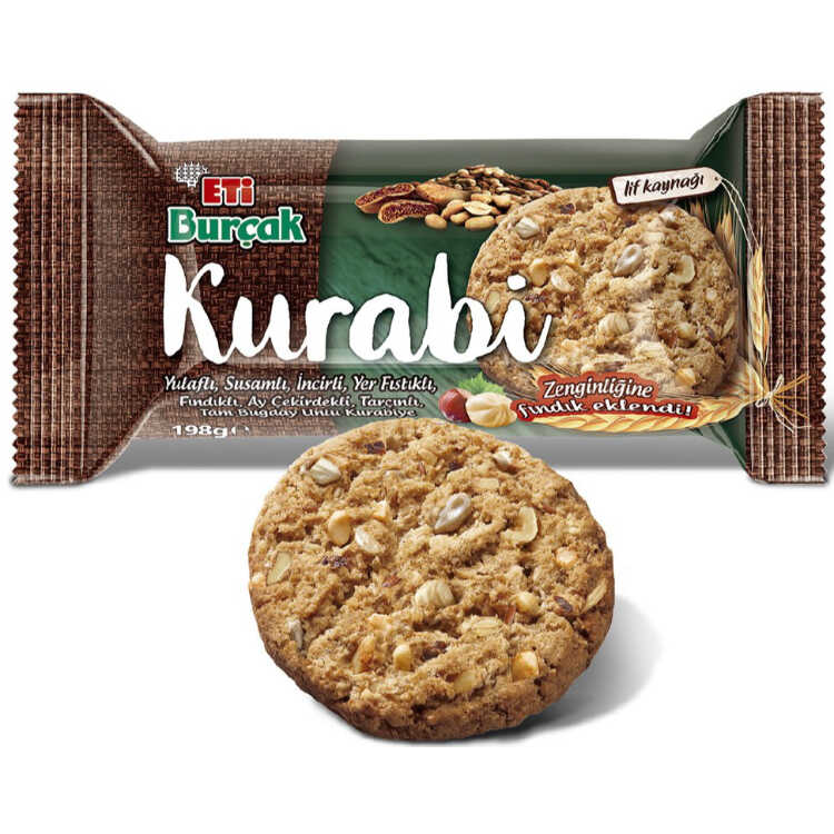 Burçak Kurabi with Hazelnut, 198 gr - 6.98 oz