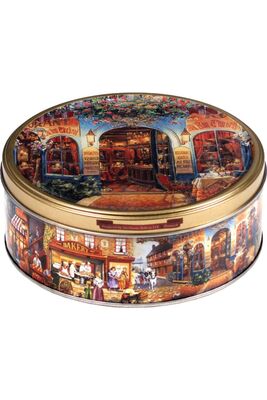 Butter Cookies Pattern Metal Box 150g - 1