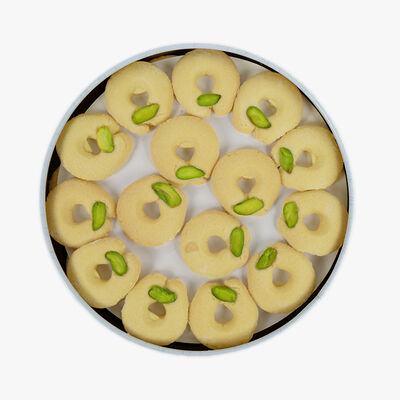Butter Flour Ring Shaped Cookies, 7oz - 200g - 2