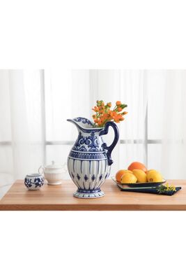 Calais Bleu Blanc Decorative Object - 1