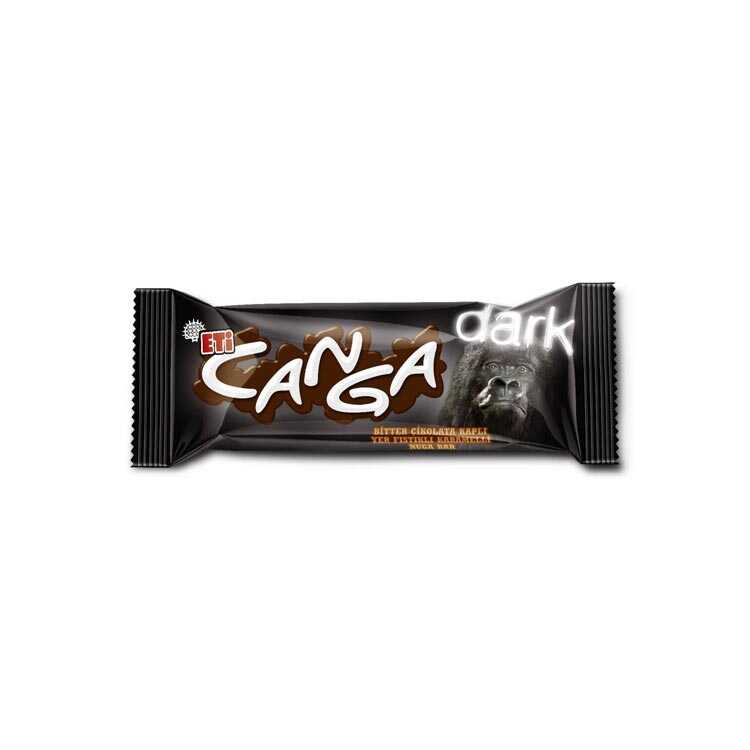 Canga Dark Chocolate with Peanut and Caramel, 1.58oz - 45g 3 pack