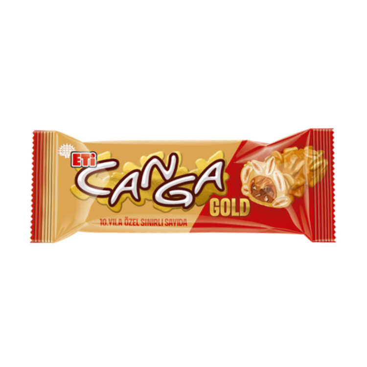 Canga Gold Peanut Caramel Nougat Bar, 1.59oz - 45g - 3 pack