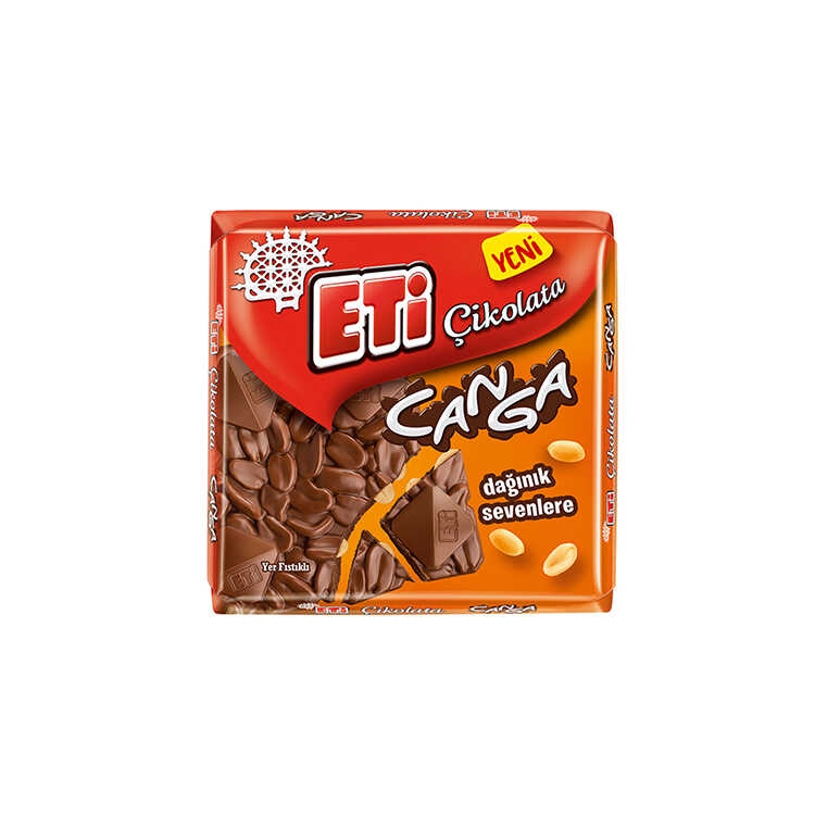 Canga Peanut and Caramel Flavored Milk Chocolate , 60g , 2 Pack