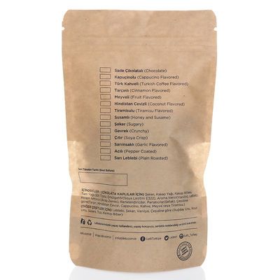 Cappuccino Flavoured Milk Chocolate Coated Roasted Chickpeas , 5oz - 150g - 3