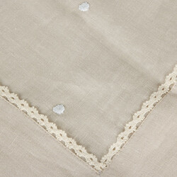 Celina Beige Table Cloth 130x130 cm - Thumbnail
