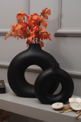 Ceramic Vase Set - 2 Pieces - 1