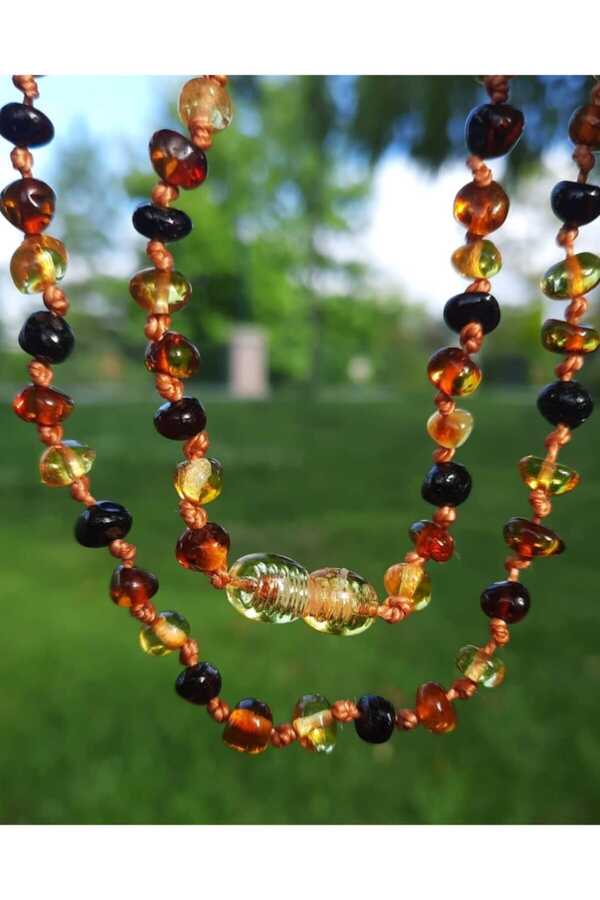 Certified Baby Amber Tooth Necklace MCHD01