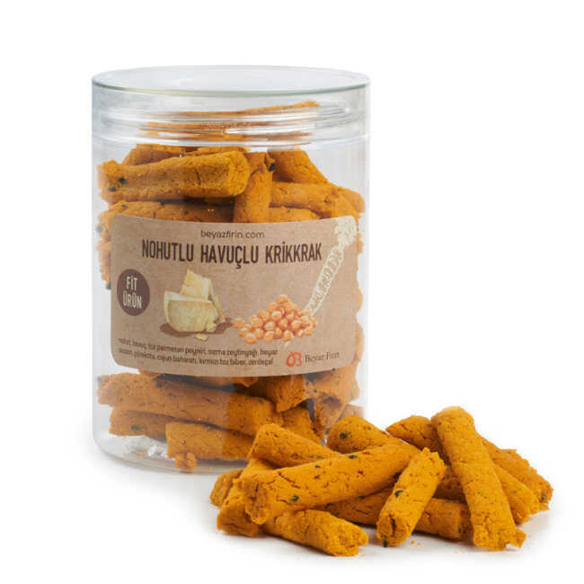 Chickpea and Carrot Crackle, 100 gr - 3.52 oz