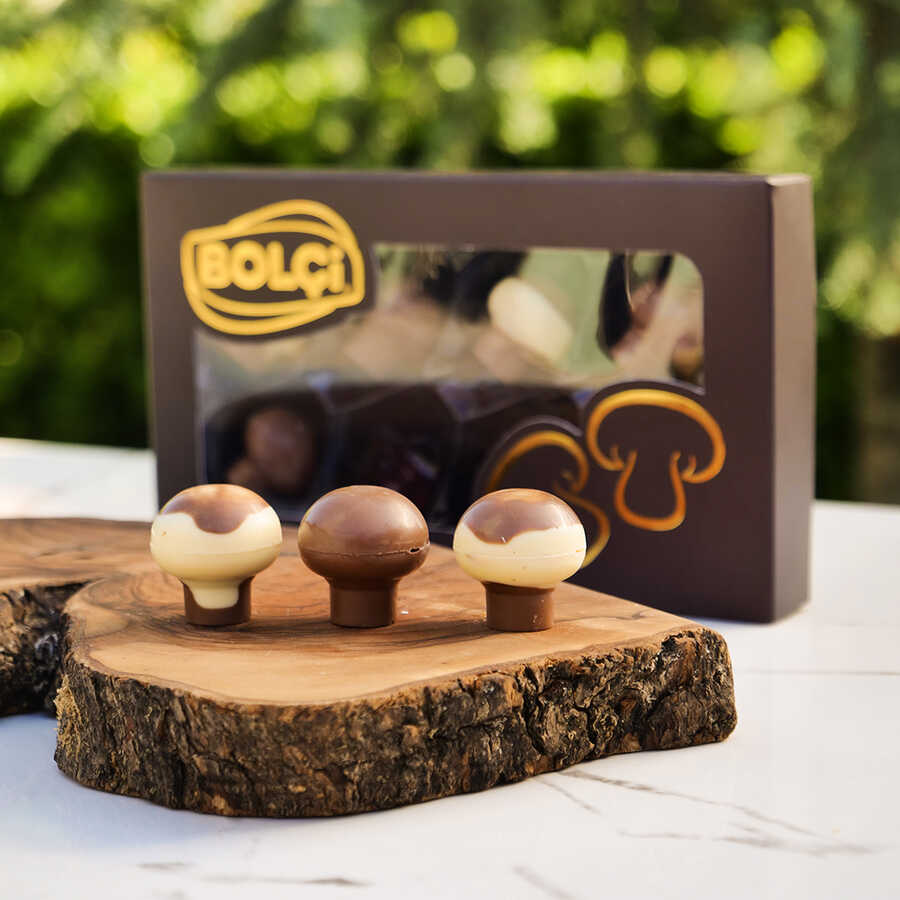 Chocolate Mushrooms , 8 pieces , 4.7oz - 120g