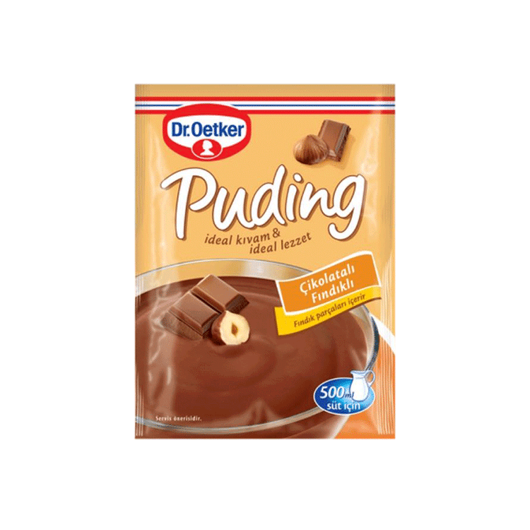 Chocolate Pudding with Hazelnut , 3.67oz - 104g 2 pack