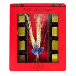 Chocolate in Red Wood Box , 20.8oz - 590g - Thumbnail