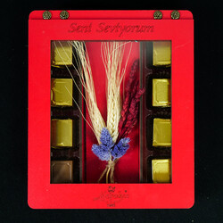 Chocolate in Red Wood Box , 20.8oz - 590g - Thumbnail