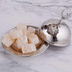 Coconut Covered Plain Turkish Delight , 17.6oz - 500g - Thumbnail