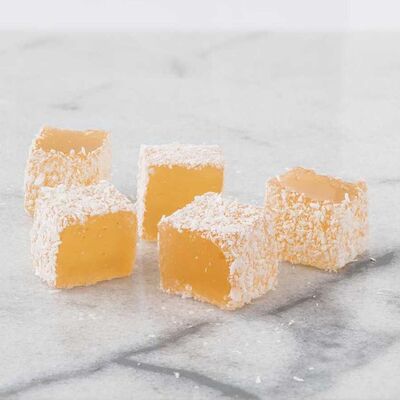 Coconut Covered Plain Turkish Delight , 17.6oz - 500g - 2