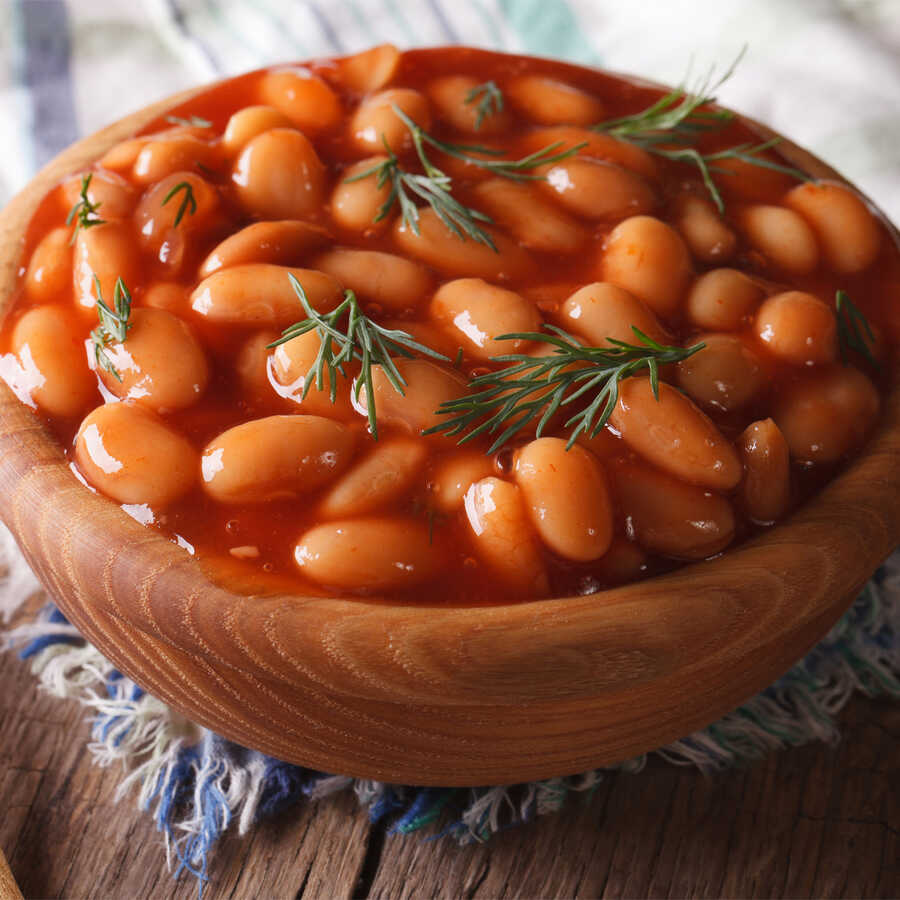 Cooked Beans Canned , 14.10oz - 400g