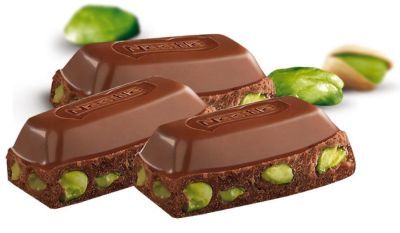 Damak Pistachio Milky Square Chocolate , 2 pack - 2