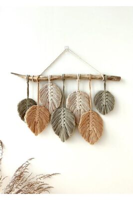 Decorative Leaf Wall Ornament Garden, Living Room Decor, Balcony Accessory N022 - 1